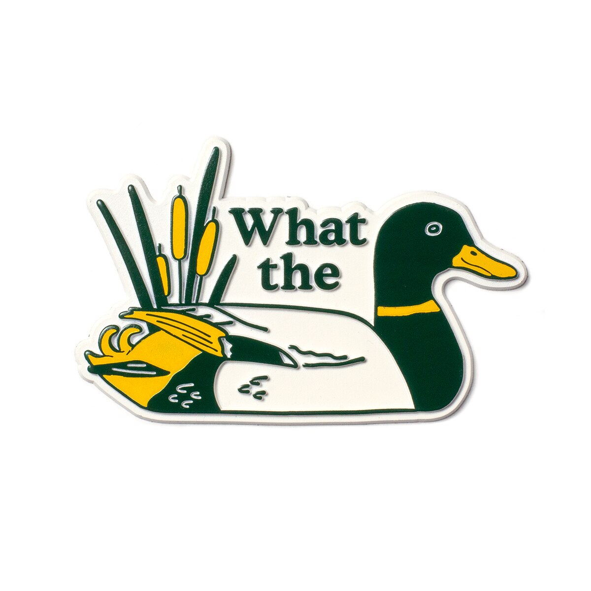 What the Duck Retro Magnet | Seltzer Goods
